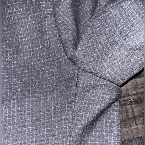 Boss Hugo Boss Jibena Women's Grey Wool Blazer/Pant Suit Size 12 Lined - Picture 12 of 16